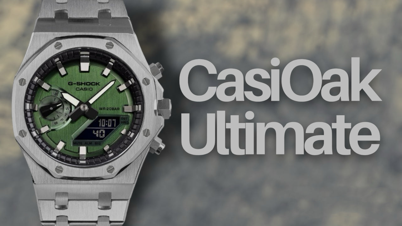 CasiOak Ultimate - Metal Green dial / sliver marker